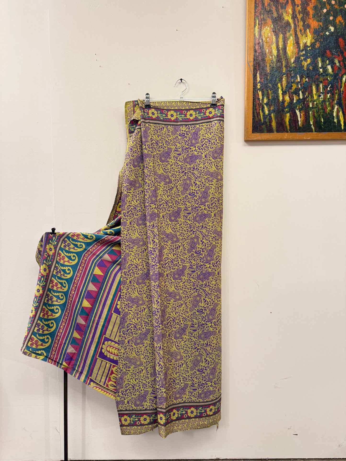 Vintage Pure Silk Saree Fabric