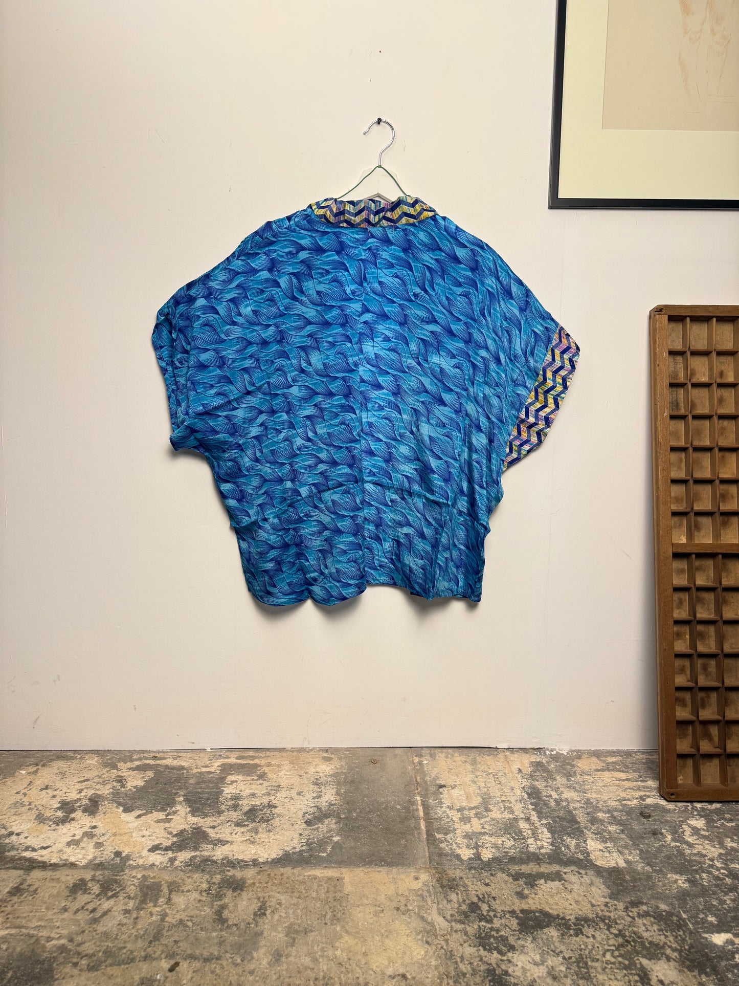 Vintage Saree Silk Shrug Blouse