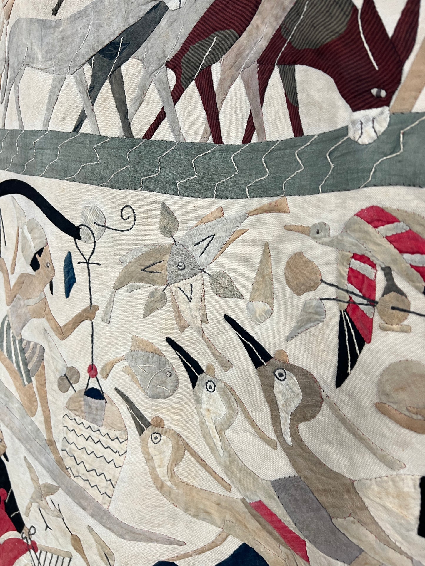 A 1920s Touristic Khayamiya Egyptian Appliqué Wall Hanging