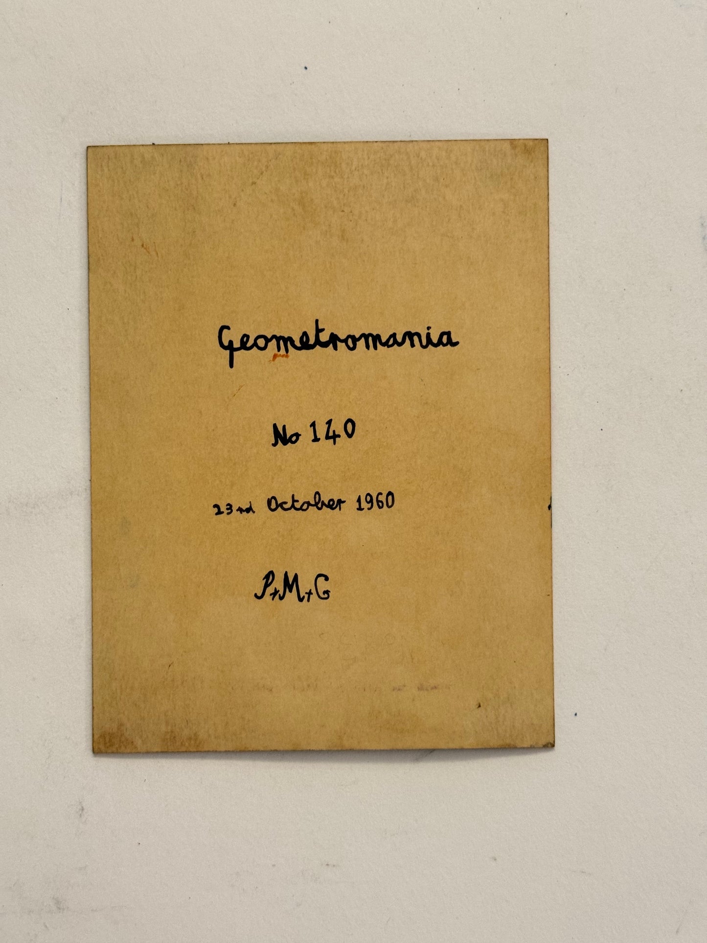 No. 140 Geometromania - PETER CROTTY, British | 1943-present