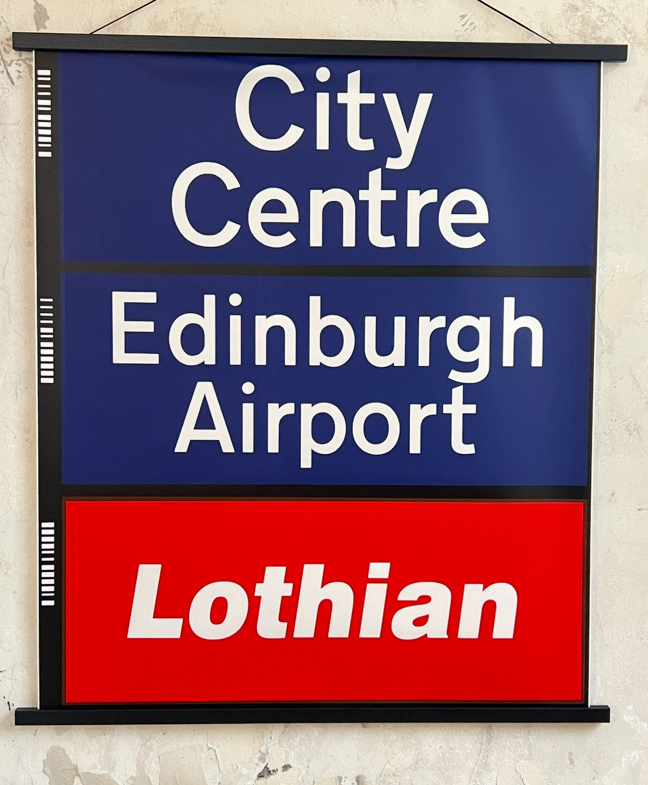 Edinburgh Destination Bus Blind - City Centre / Edinburgh Airport