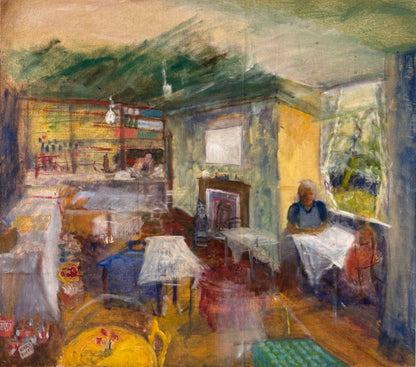 Cafe Interior - JANE PARKHOUSE British | 1951-1990