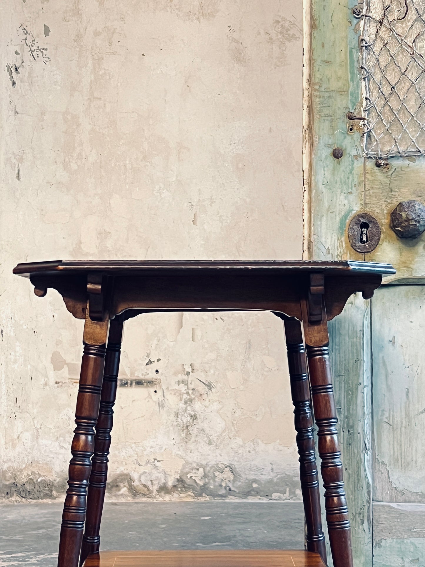 19thC Rosewood Two Tier Side Table