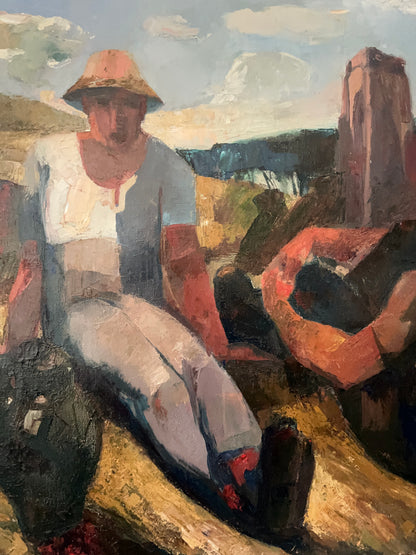 Figures in a Landscape - Jos Desmedt | Antwerp 1894–1970