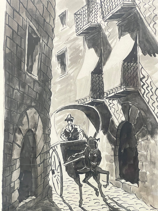 Ink on Paper | Josep Aragay (Spanish 1889-1973)