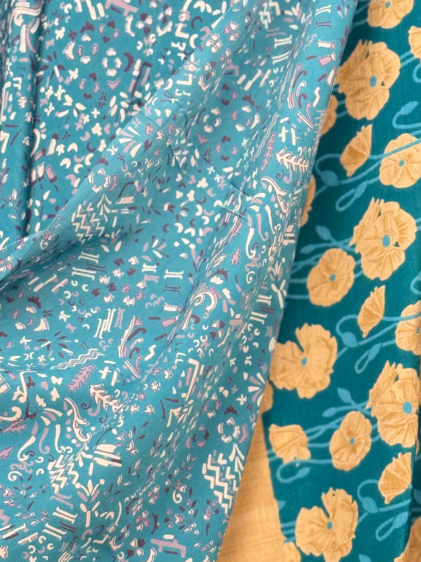 Vintage Saree Silk Wrap Skirt