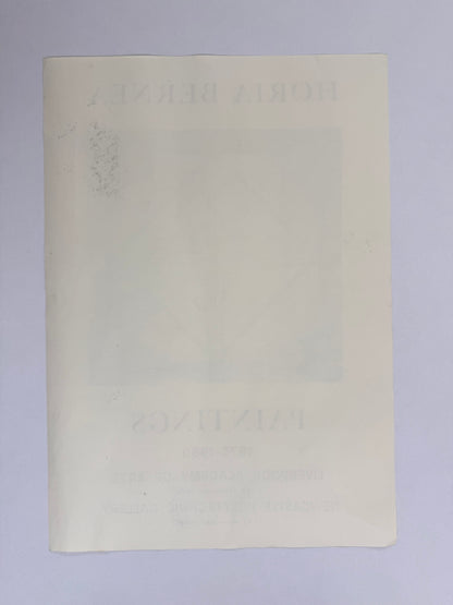HORIA BERNEA Paintings 1975-1980, Liverpool Academy of Arts | Art Poster