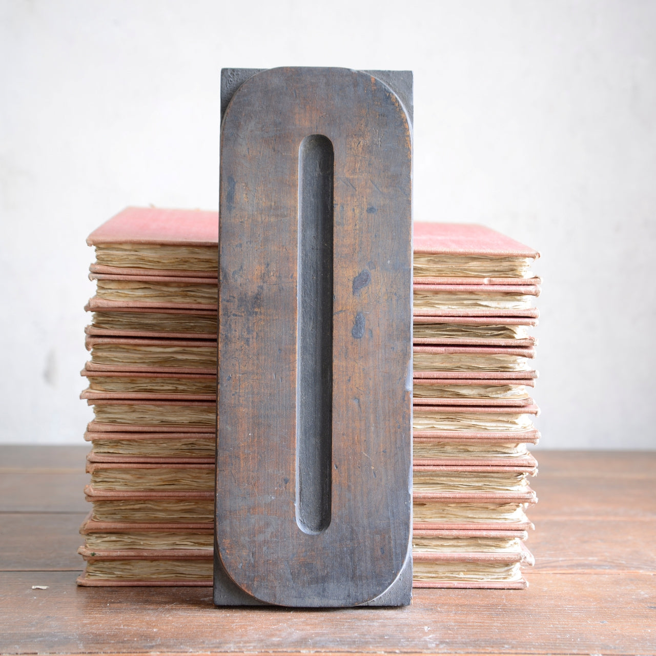 Rare English 1920’s Wooden Letterpress Type - 30cm