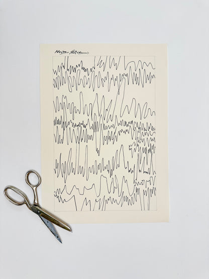 Monochromatic Original Artwork No.222 - ARTHUR ALLAN WILSON, Scottish | 1944-2024