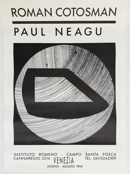ROMAN COTOSMAN | PAUL NEAGU, Venice 1995 | Art Poster