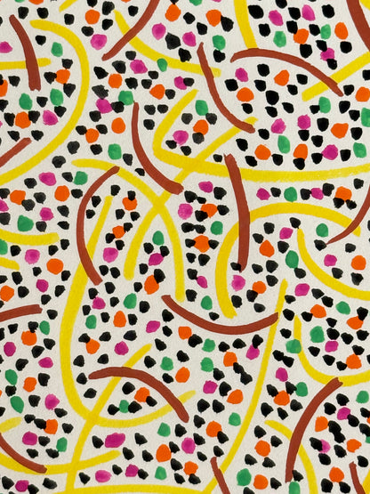 Pointillist Ink on Paper Original Artwork No.9 - ARTHUR ALLAN WILSON, Scottish | 1944-2024