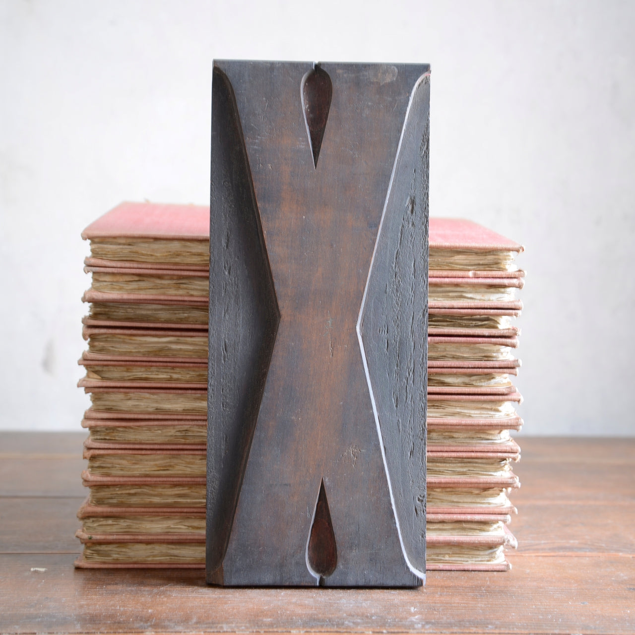 Rare English 1920’s Wooden Letterpress Type - 30cm