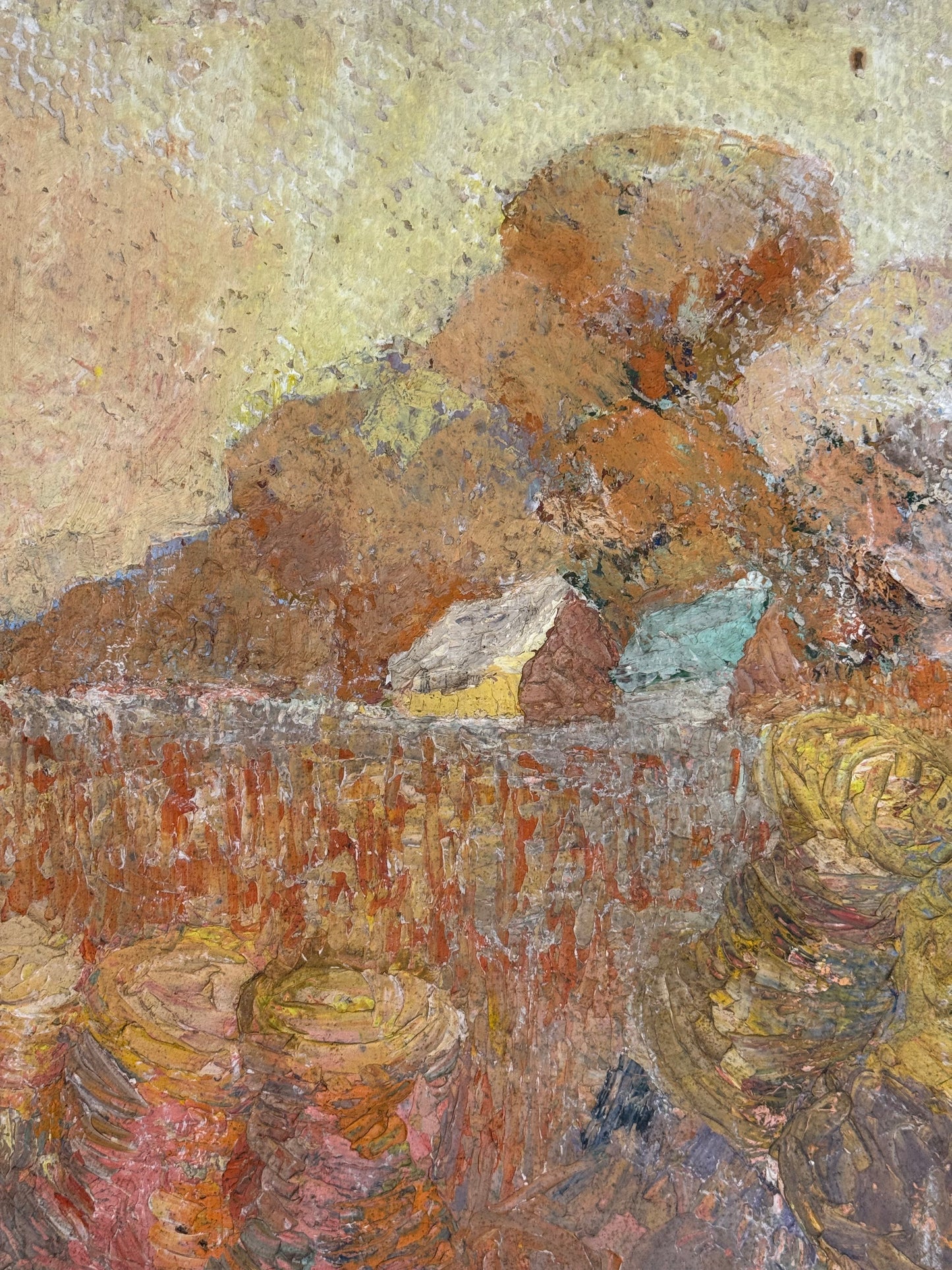 Orange Landscape - Oxshott Pottery Estate - HENRY WREN