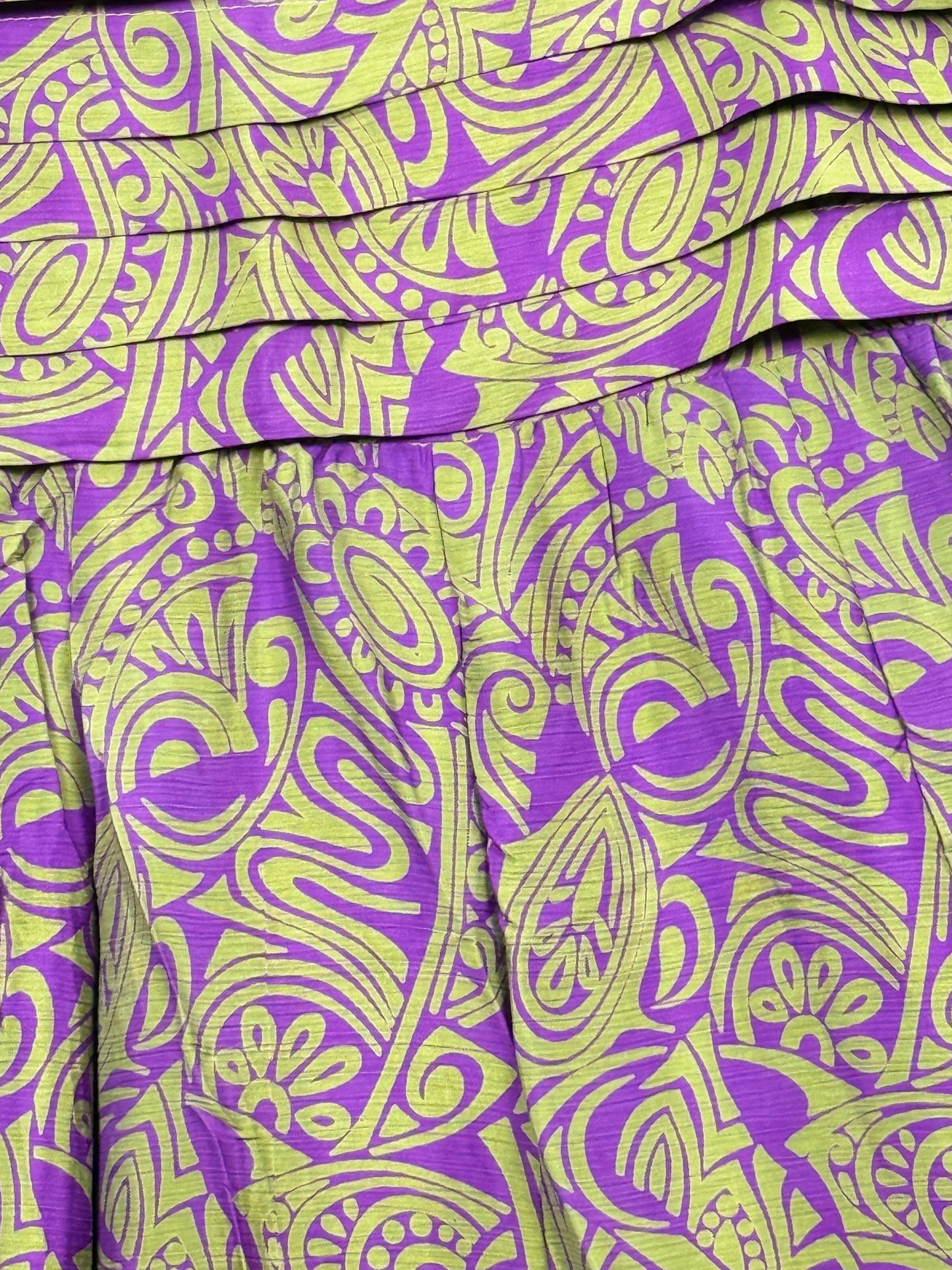 Vintage Saree Silk Pleated Skirt