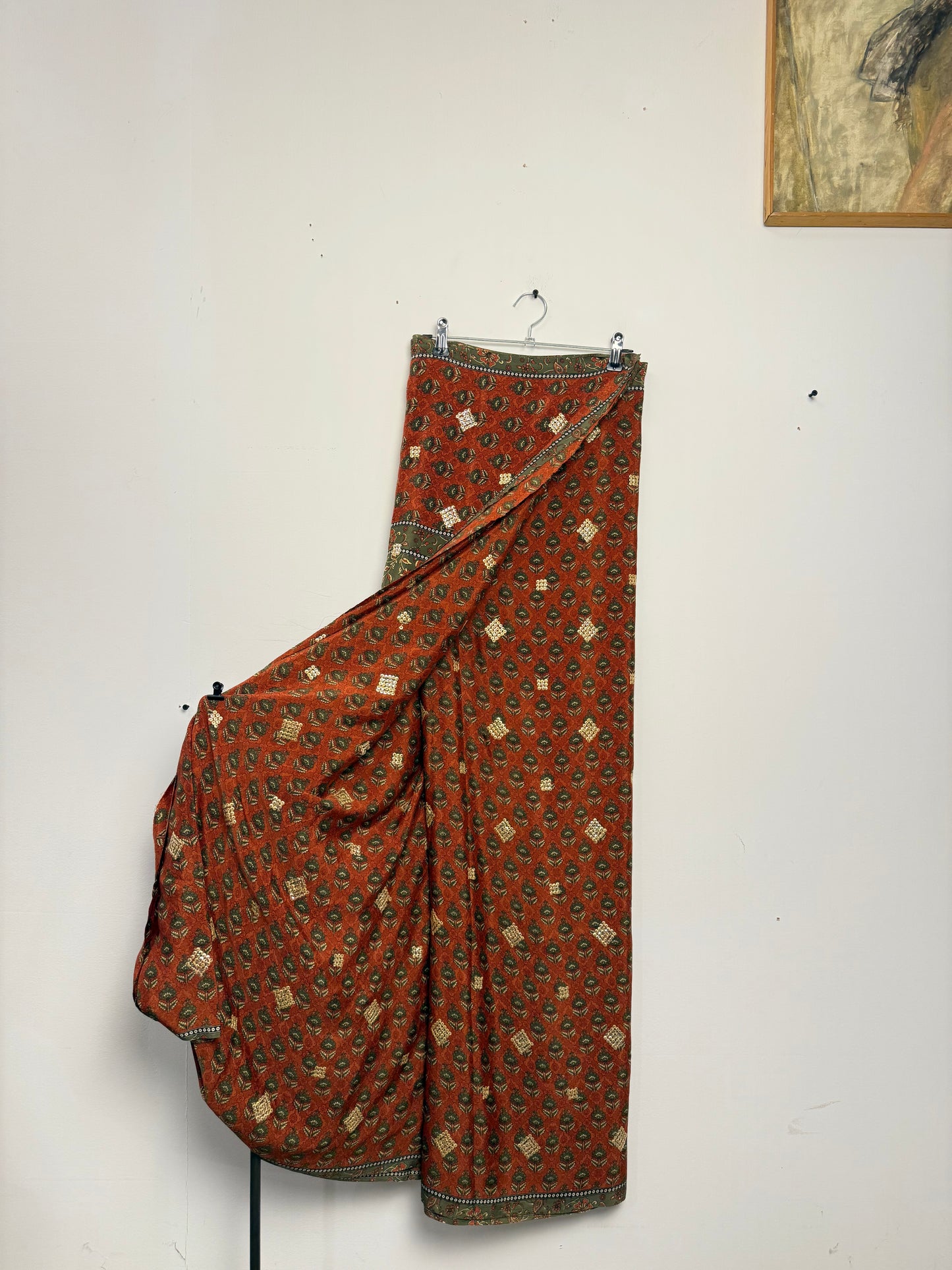 Vintage Pure Silk Saree Fabric