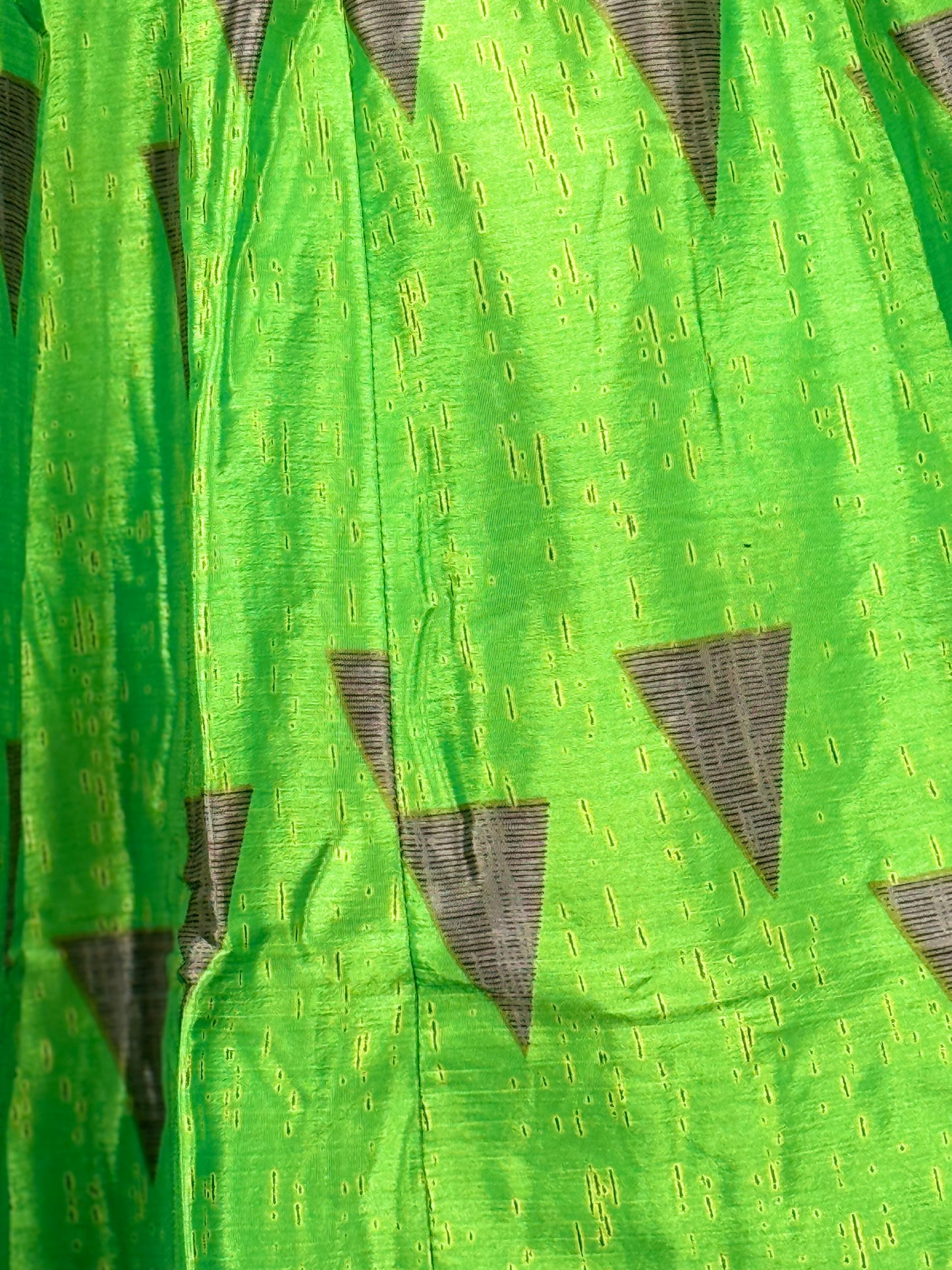 Vintage Saree Silk Pleated Skirt