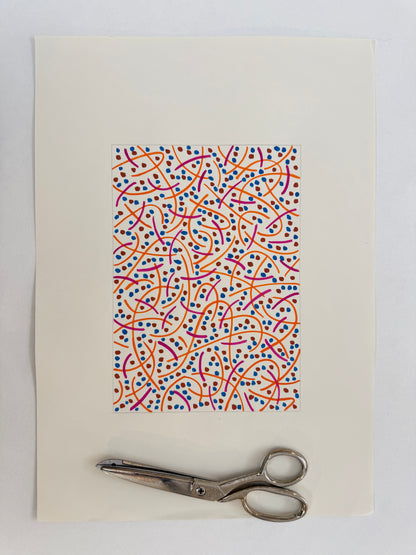 Pointillist Ink on Paper Original Artwork No.25 - ARTHUR ALLAN WILSON, Scottish | 1944-2024