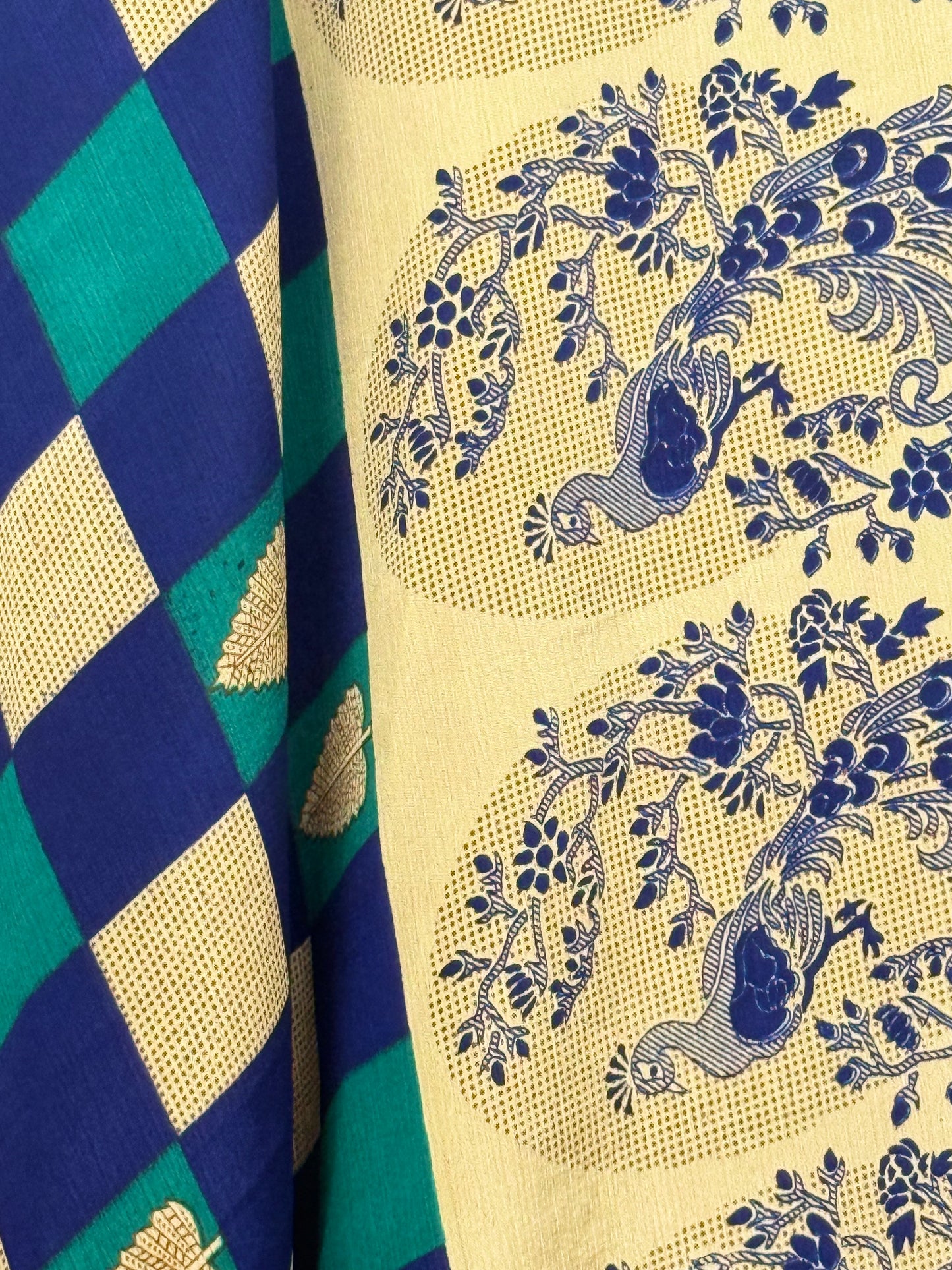 Vintage Saree Silk Wrap Skirt