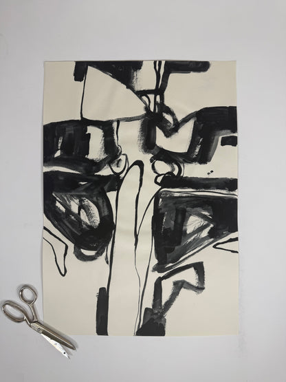 Monochromatic Original Artwork No.323 - ARTHUR ALLAN WILSON, Scottish | 1944-2024