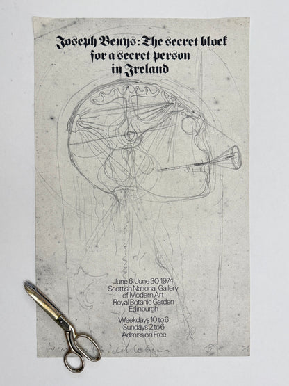 JOSEPH BEUYS: The secret block for a secret person in Ireland | Art Poster