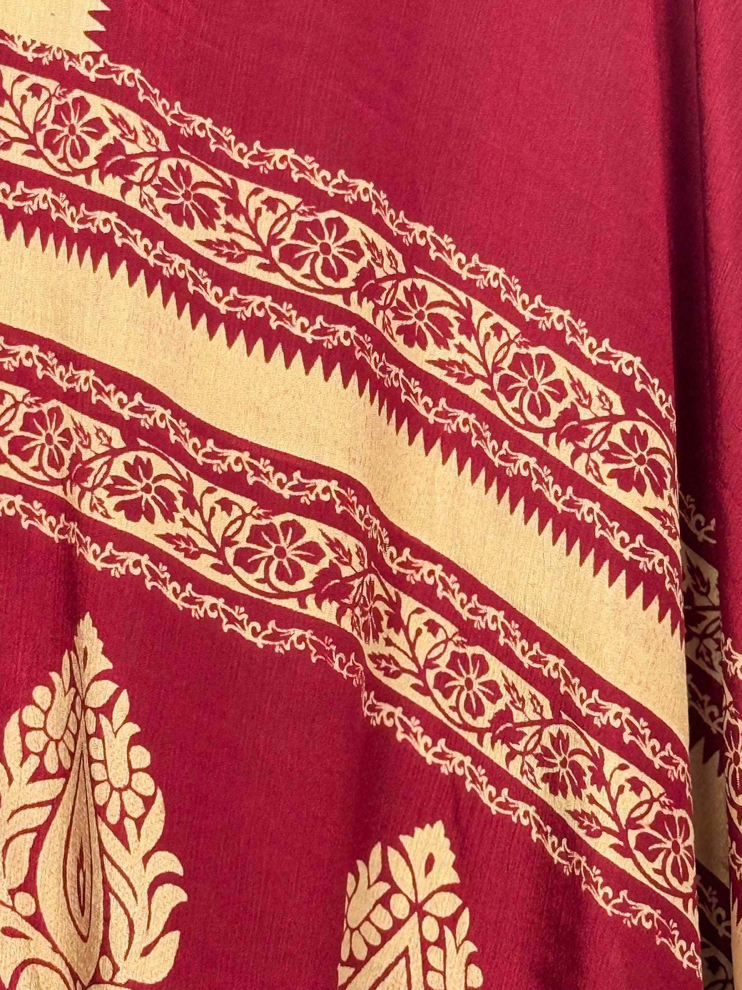 Vintage Saree Silk Wrap Skirt