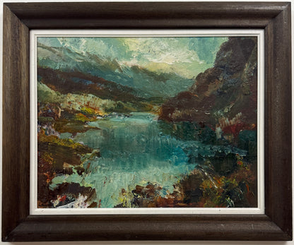 Hamish Lawrie (1919–1987) | Highland Lochan | Original Scottish Oil Painting