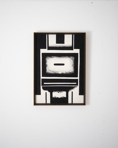 Monochromatic Abstract Original Artwork - ARTHUR ALLAN WILSON, Scottish | 1944-2024