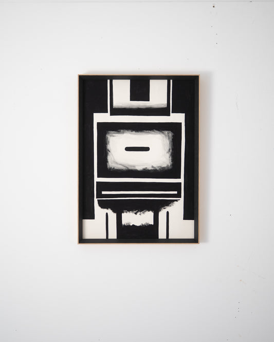 Monochromatic Abstract Original Artwork - ARTHUR ALLAN WILSON, Scottish | 1944-2024