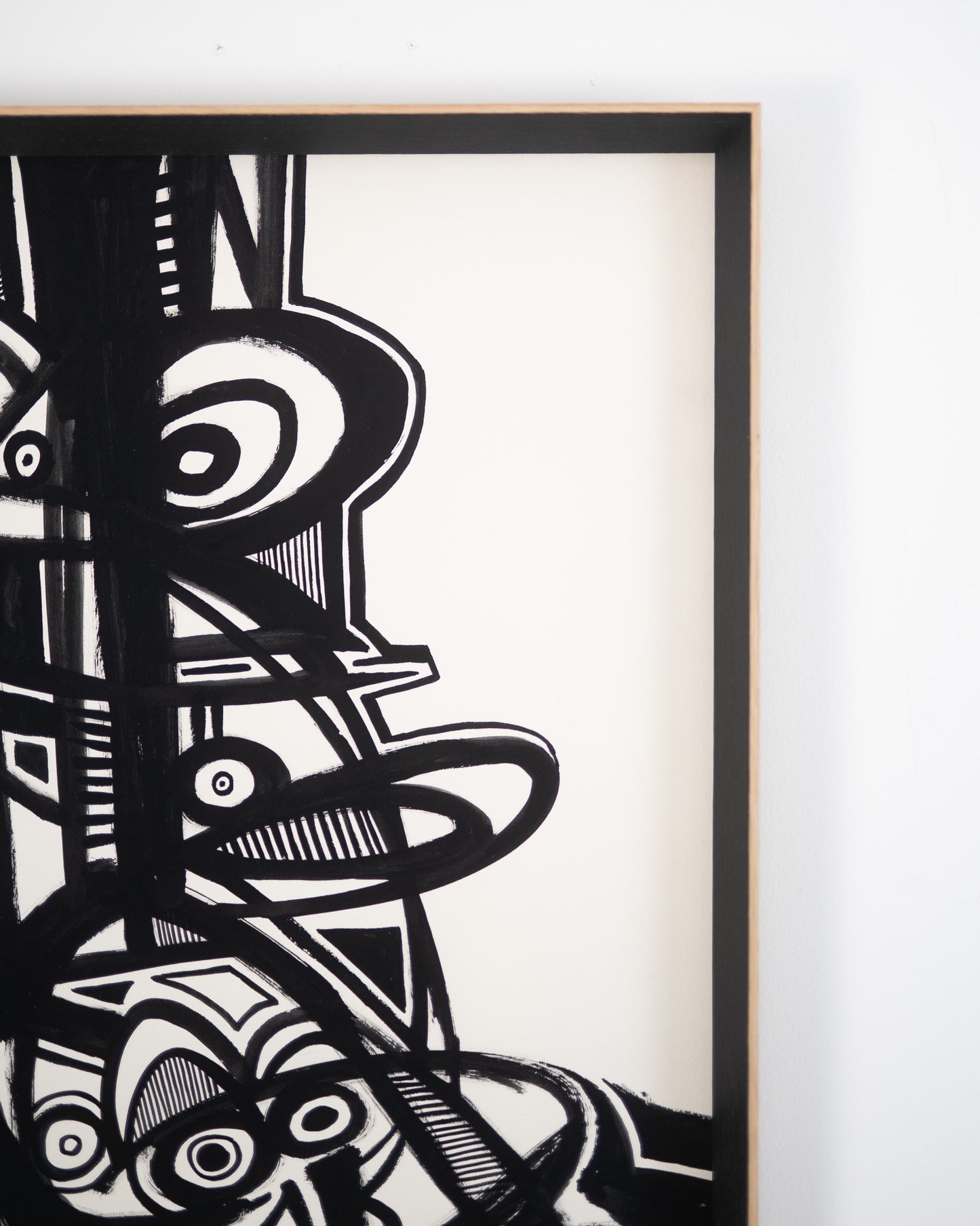 Monochromatic Abstract Original Artwork - ARTHUR ALLAN WILSON, Scottish | 1944-2024