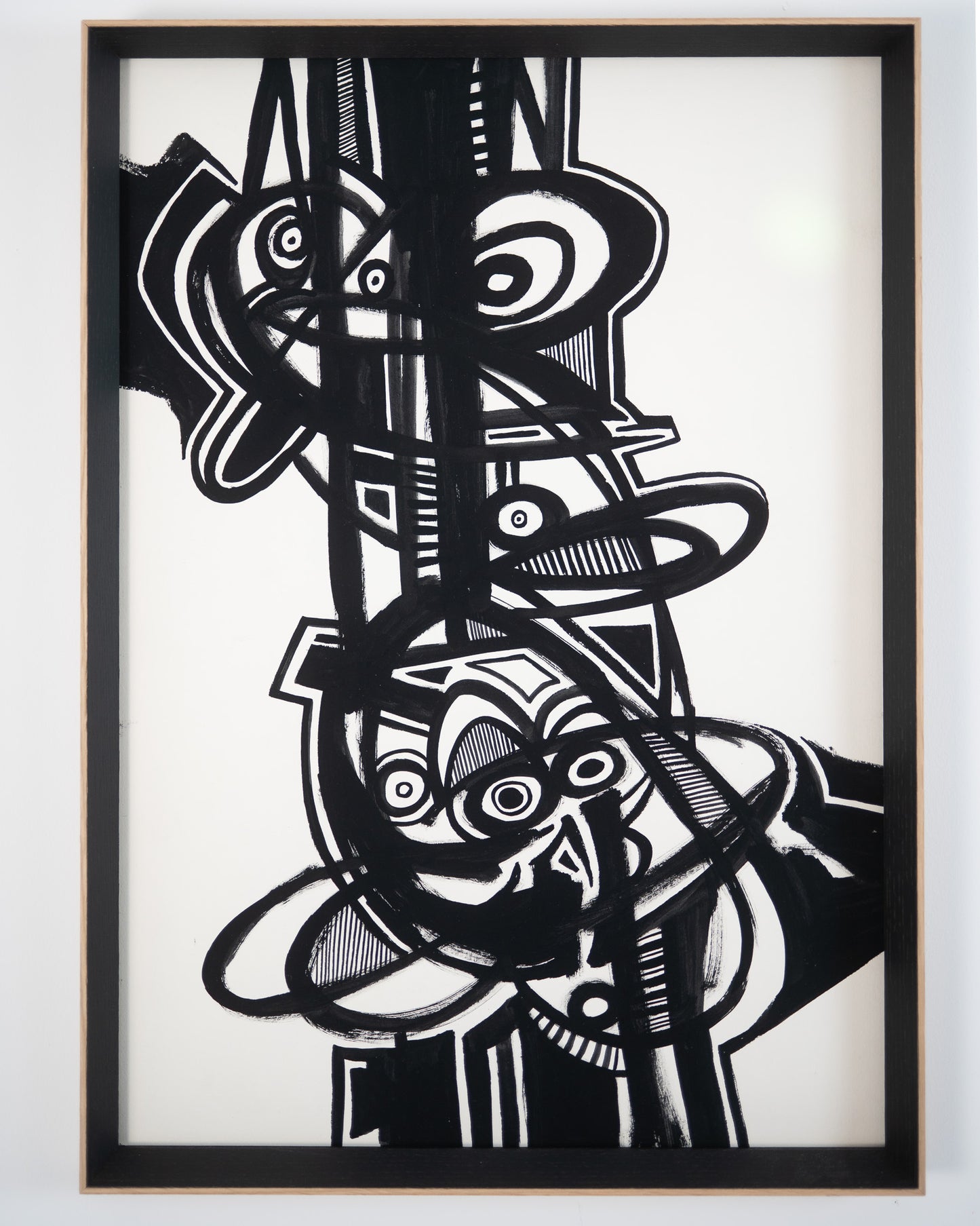 Monochromatic Abstract Original Artwork - ARTHUR ALLAN WILSON, Scottish | 1944-2024