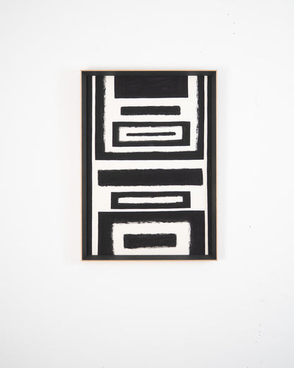 Monochromatic Abstract Original Artwork - ARTHUR ALLAN WILSON, Scottish | 1944-2024