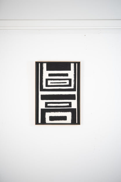 Monochromatic Abstract Original Artwork - ARTHUR ALLAN WILSON, Scottish | 1944-2024