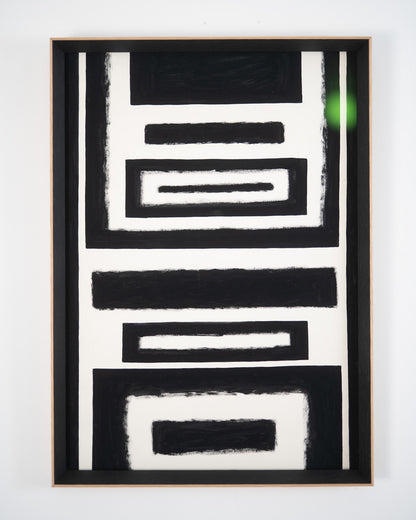 Monochromatic Abstract Original Artwork - ARTHUR ALLAN WILSON, Scottish | 1944-2024