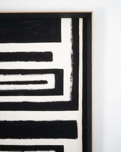 Monochromatic Abstract Original Artwork - ARTHUR ALLAN WILSON, Scottish | 1944-2024