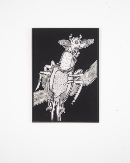 Abstract Insect No.3 Original Artwork - ARTHUR ALLAN WILSON, Scottish | 1944-2024