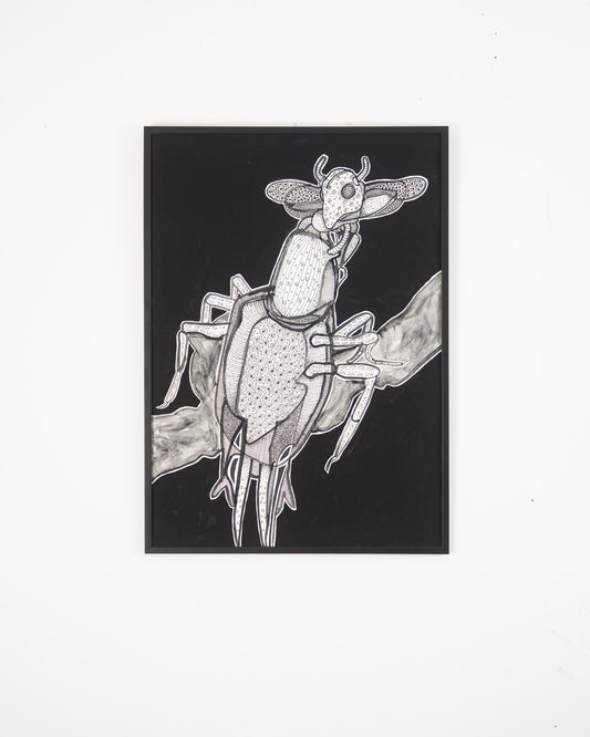 Abstract Insect No.3 Original Artwork - ARTHUR ALLAN WILSON, Scottish | 1944-2024