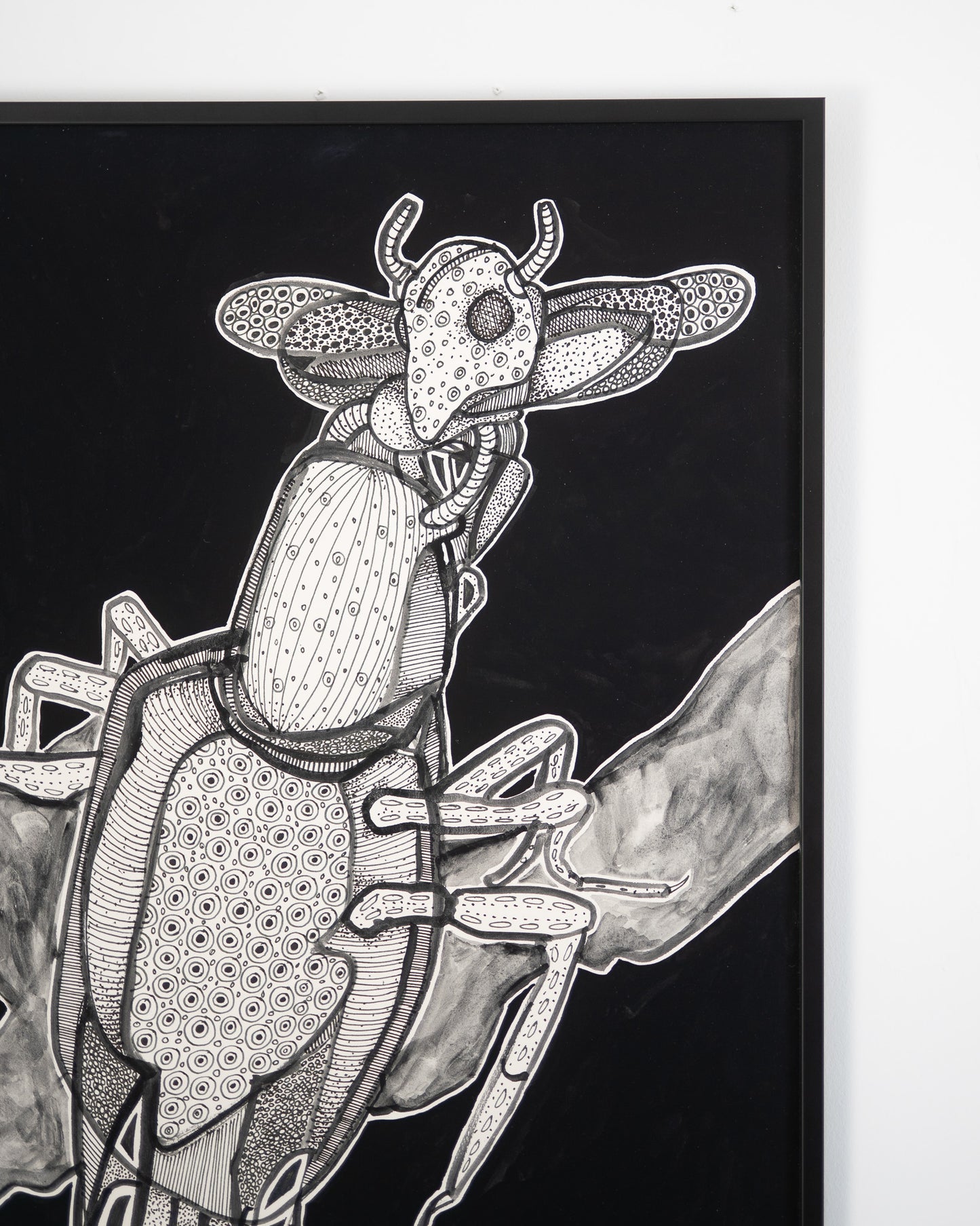 Abstract Insect No.3 Original Artwork - ARTHUR ALLAN WILSON, Scottish | 1944-2024