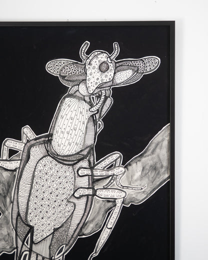 Abstract Insect No.3 Original Artwork - ARTHUR ALLAN WILSON, Scottish | 1944-2024