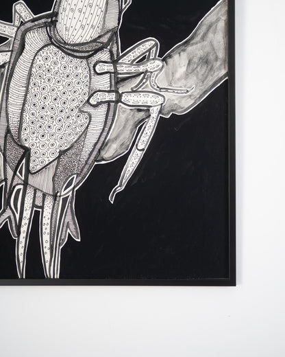 Abstract Insect No.3 Original Artwork - ARTHUR ALLAN WILSON, Scottish | 1944-2024