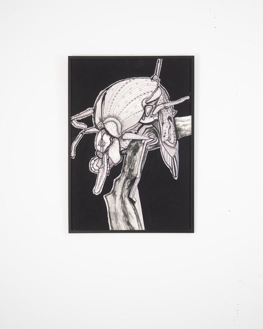 Abstract Insect No.2 Original Artwork - ARTHUR ALLAN WILSON, Scottish | 1944-2024