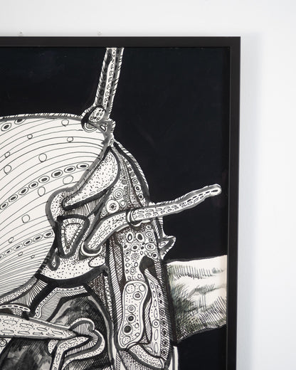 Abstract Insect No.2 Original Artwork - ARTHUR ALLAN WILSON, Scottish | 1944-2024