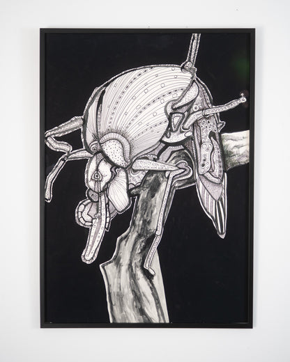Abstract Insect No.2 Original Artwork - ARTHUR ALLAN WILSON, Scottish | 1944-2024