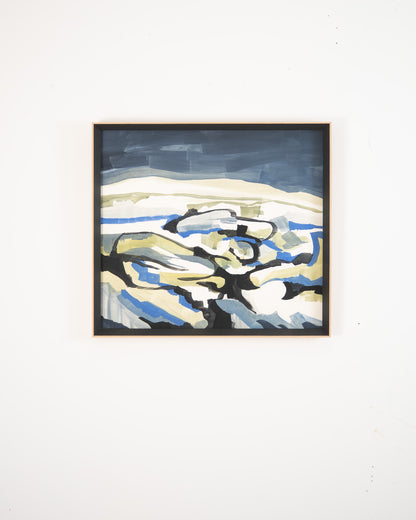 Muted Abstract Landscape Original Artwork - ARTHUR ALLAN WILSON, Scottish | 1944-2024