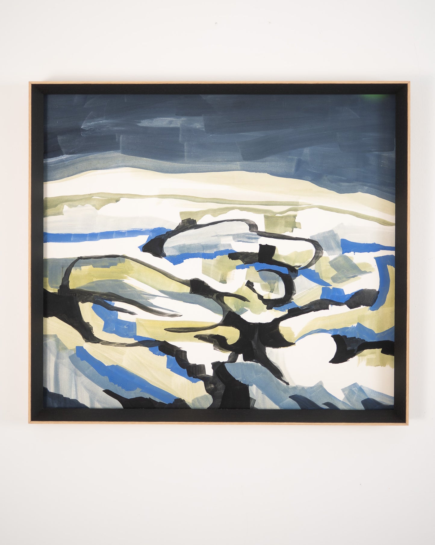 Muted Abstract Landscape Original Artwork - ARTHUR ALLAN WILSON, Scottish | 1944-2024