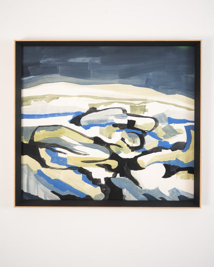 Muted Abstract Landscape Original Artwork - ARTHUR ALLAN WILSON, Scottish | 1944-2024