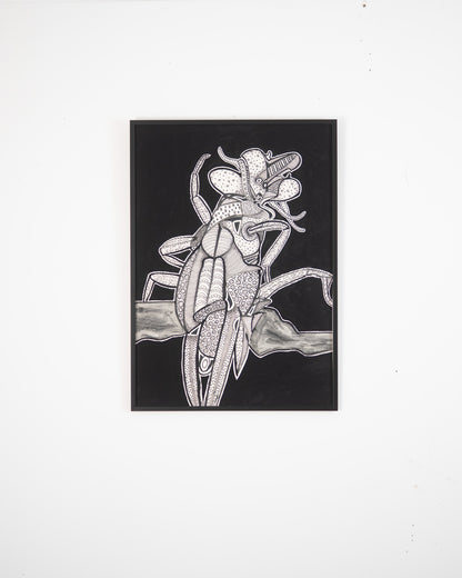 Abstract Insect No.1 Original Artwork - ARTHUR ALLAN WILSON, Scottish | 1944-2024