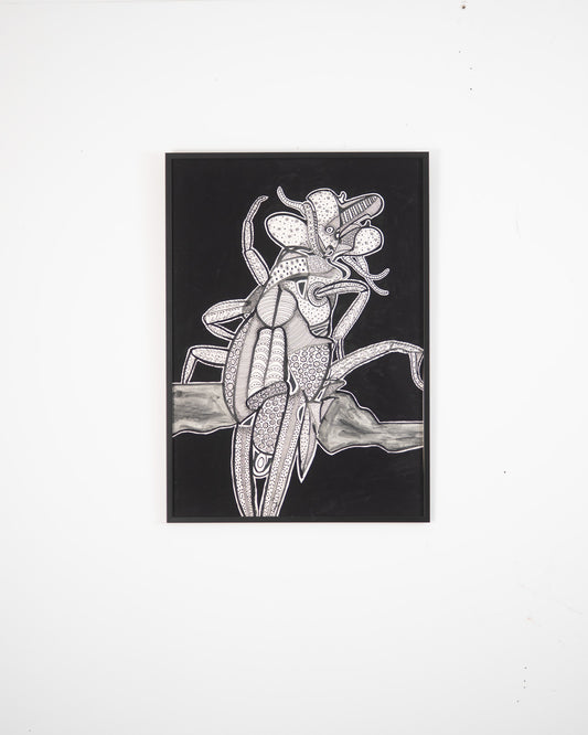 Abstract Insect No.1 Original Artwork - ARTHUR ALLAN WILSON, Scottish | 1944-2024