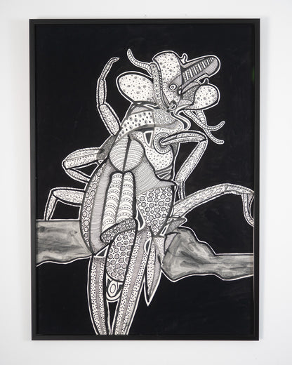Abstract Insect No.1 Original Artwork - ARTHUR ALLAN WILSON, Scottish | 1944-2024