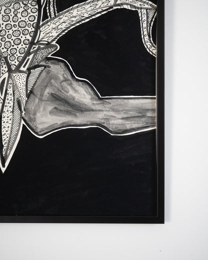 Abstract Insect No.1 Original Artwork - ARTHUR ALLAN WILSON, Scottish | 1944-2024