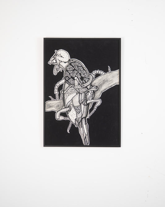Abstract Insect No.4 Original Artwork - ARTHUR ALLAN WILSON, Scottish | 1944-2024
